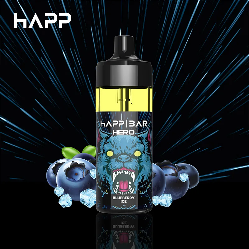 Новая Модель HAPP Bar Hero 12k Puffs Vape Одноразовый Vaper 12000.