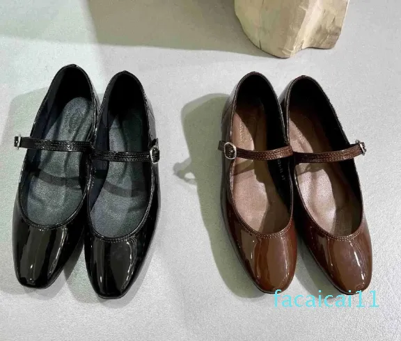 Chaussures de styliste Muller, design de niche français, Mary Jane peu profonde, chaussures simples pour femmes, semelle élégante