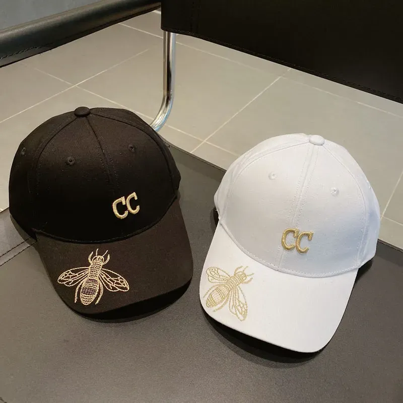 Casquettes de baseball de luxe Designers Bee Cap Mens Fashion Lettre Chapeau ajusté Chapeaux de seau de luxe Femmes Sunhats Summer Ball Caps G 2304246D