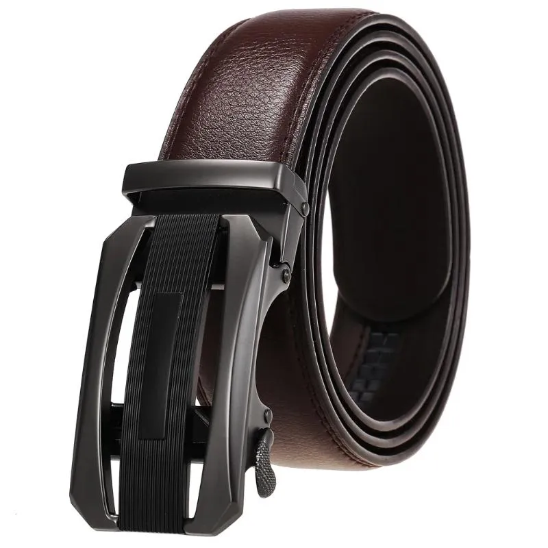 Belts Mens Leather Ratchet Dress Belts With Automatic... From Ronaelyald,  $12.37 | DHgate.Com
