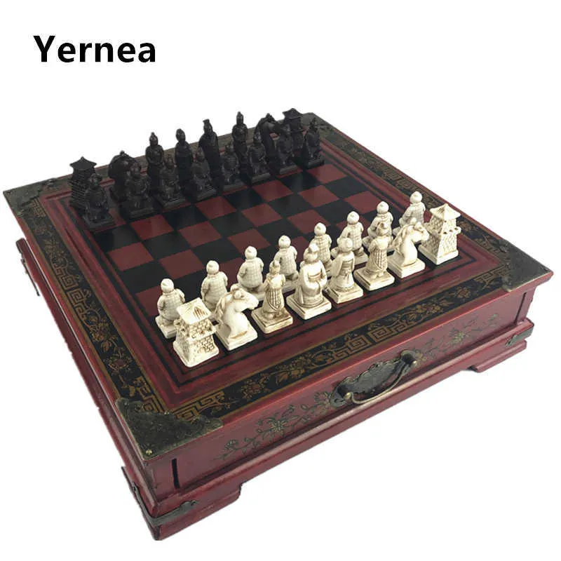 Échecs Chinois Guerriers Terre Cuite - Style Chinois