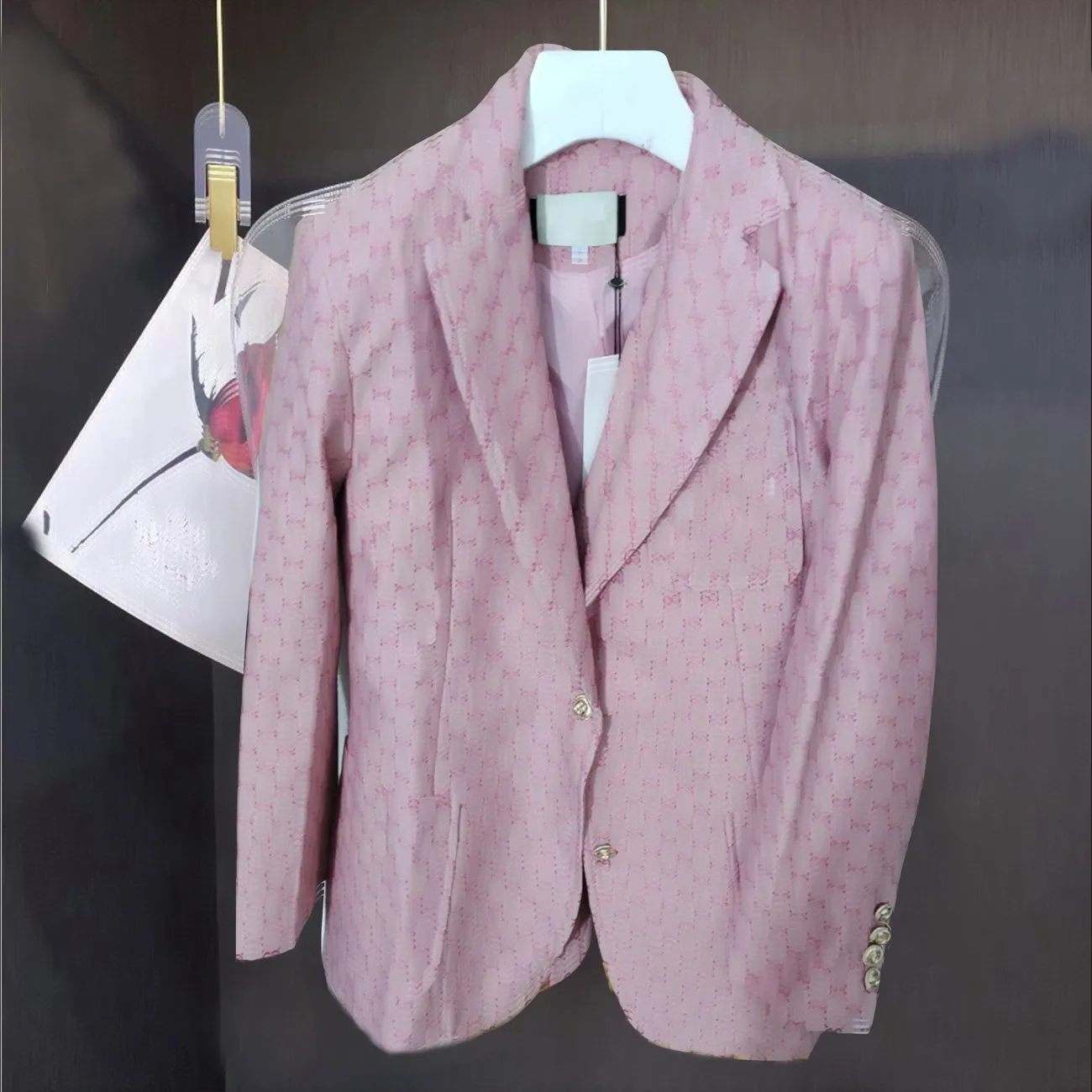 chaqueta de diseñador para mujer ropa chaqueta blazer mujer con letras completas primavera nuevas tapas lanzadas A718