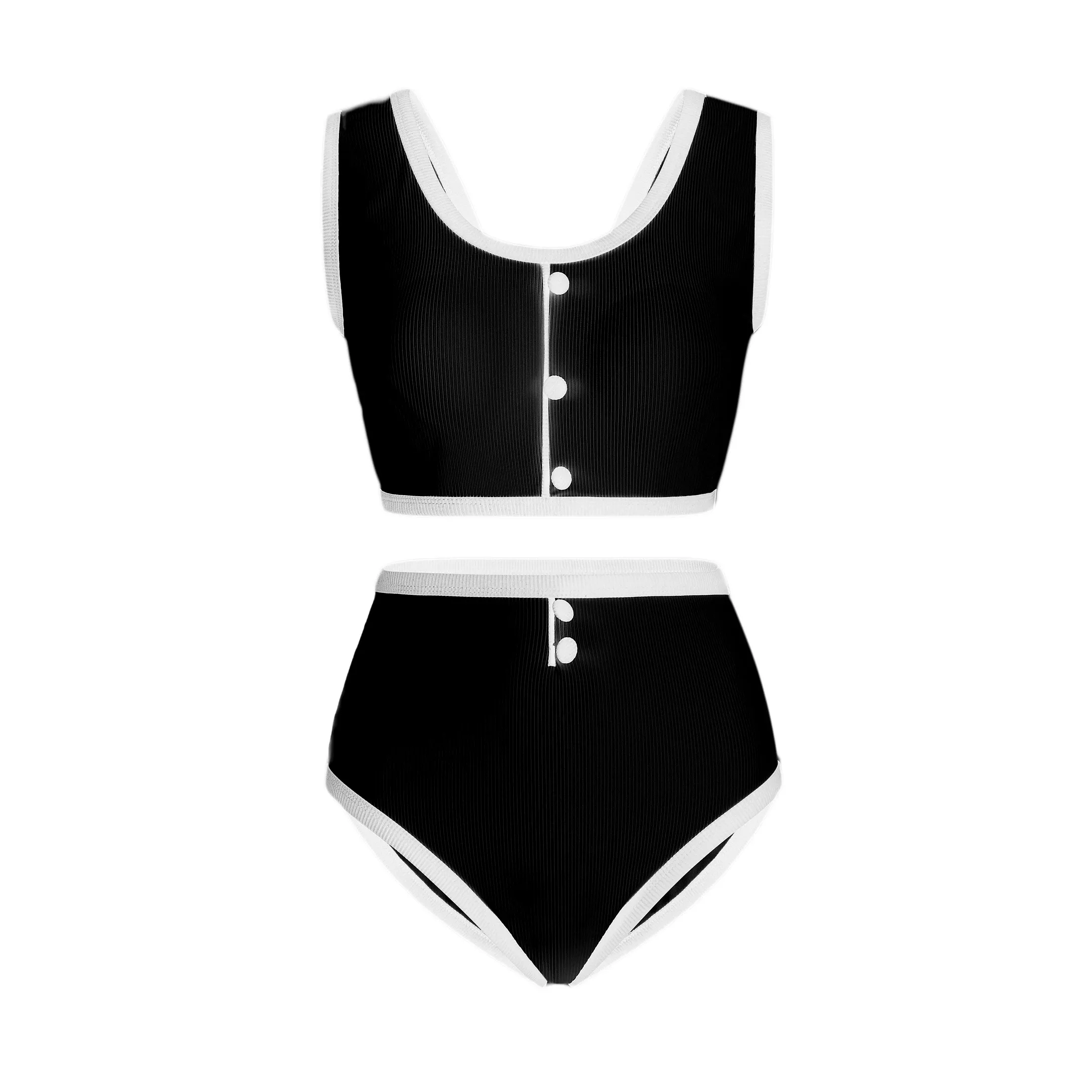 Designer Women's Swimwear Bikini Two Pieces Swimsuit for Women Swimwear Solid 2024 New Female Tankini Designer Beach Bathing Suit Summer 0J9O
