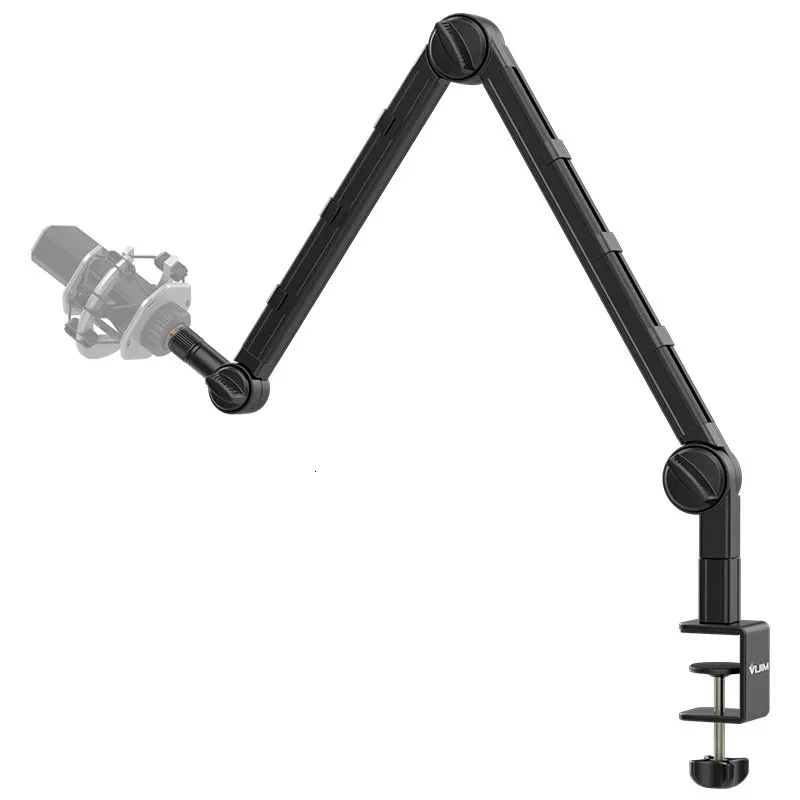 その他のAVアクセサリVijim LS25 C-CLAMP Flexible Desktop Light Stand Microphone Holder Live Boom Arm 14 "38" 548 "DSLRスマートフォン231123のボールヘッド