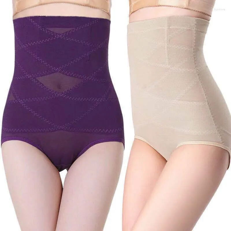 Moldeadores de cintura alta para mujer, bragas sexis con Control de barriga, Tanga para mujer, ropa interior adelgazante, bragas sólidas moldeadoras de vientre BuLifter