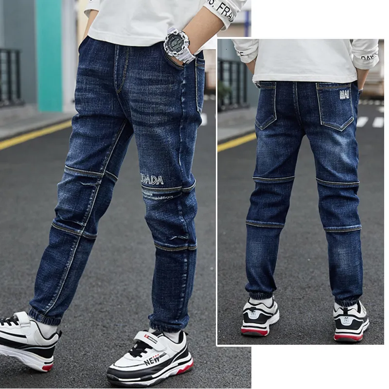 Kids Stretch Denim Pants: Comfortable Slim Fit Jeans For Boys Aged