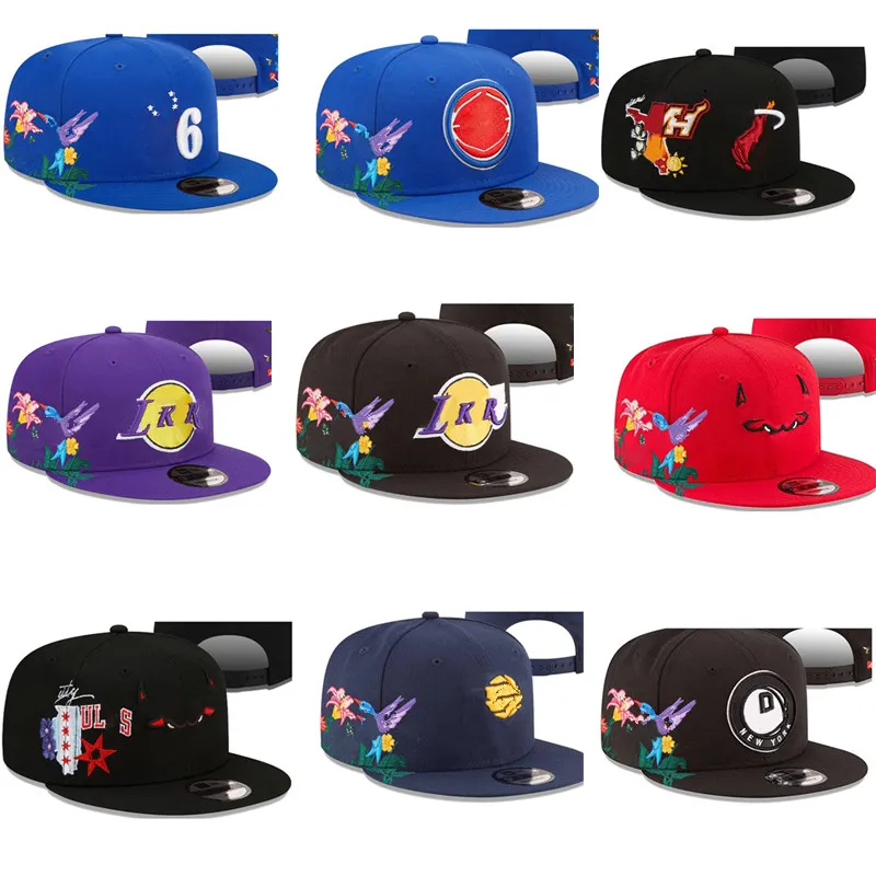 Wholesale Baseball cap for Men Designer Hat American Football Basketball Team Snapback and Fitted Caps