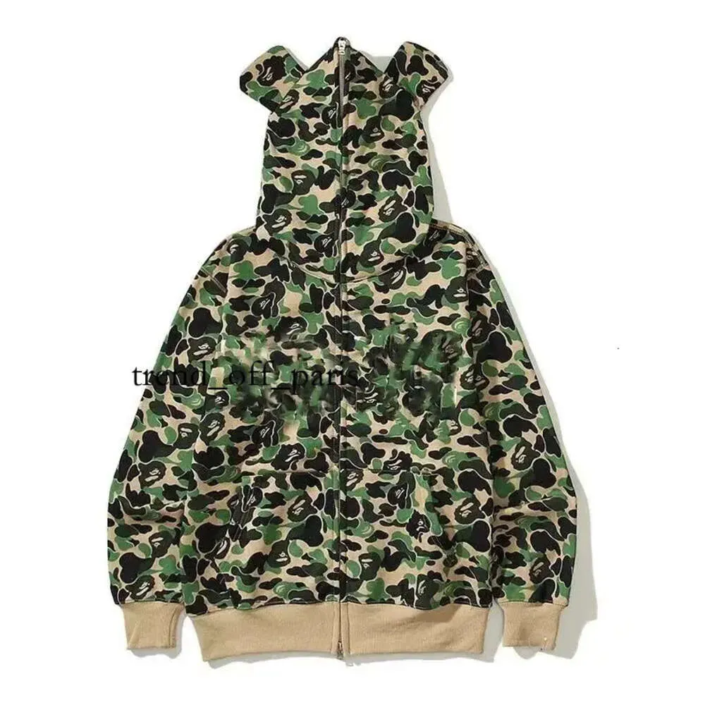 Bape Hoodie Shark Hoodies & Sweatshirts Bapes Hoodie Designer Shark Luminous Women Letters Camo Hoody Oversized Zip Embroidered Cardigan Jacket 487 579