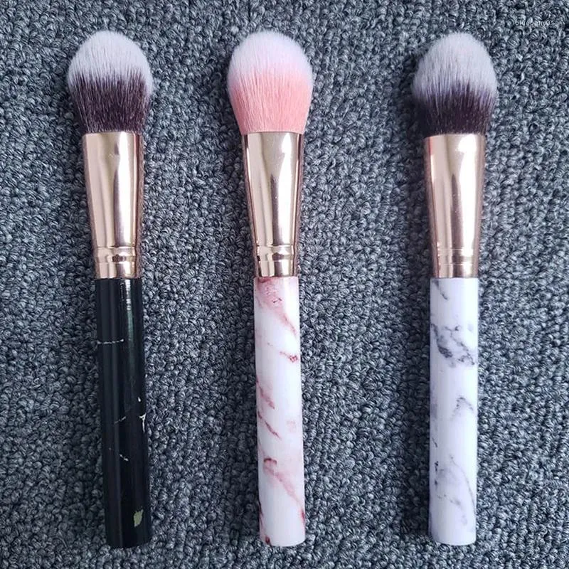 Makeup Brushes Sdatter Marbling Liquid Foundation Blush Loose Powder Highlighter Brush 3 Color Professional Beauty Tool