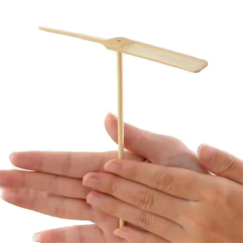 Традиционная китайская игрушечная игра в руку Игрная игра Wood Bamboo Dragonfly Toy для детей на открытом воздухе детские подарки