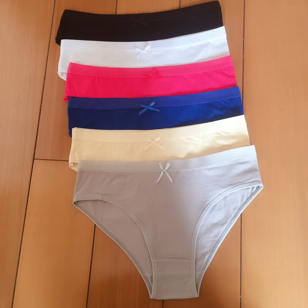 Kvinnors trosor 10st/packar kvinnor trosor sexiga underkläder stora storlek m-xxl underkläder kvinnliga kort bomull damer pantys culottes bragas mujer komfort 230424