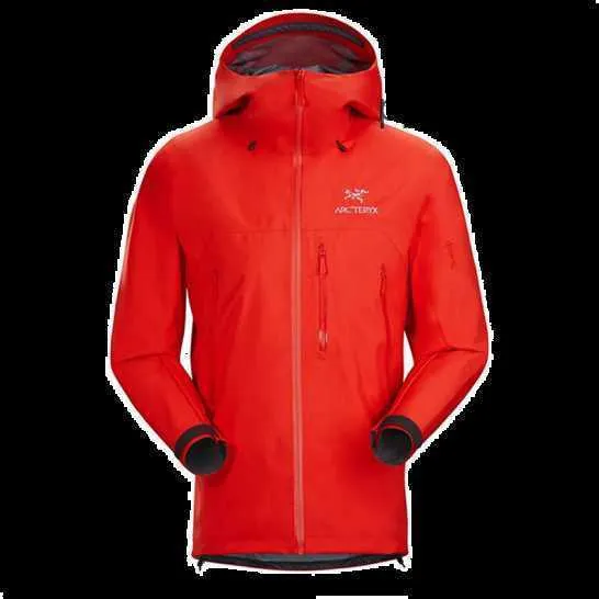 Giacche da uomo Cappotti Designer Arcterys Felpa con cappuccio Jakets Serie Beta Cappotto Sprint da esterno da uomo Antivento Antipioggia Sci Royal Red Dynasty Xs WN-06FT