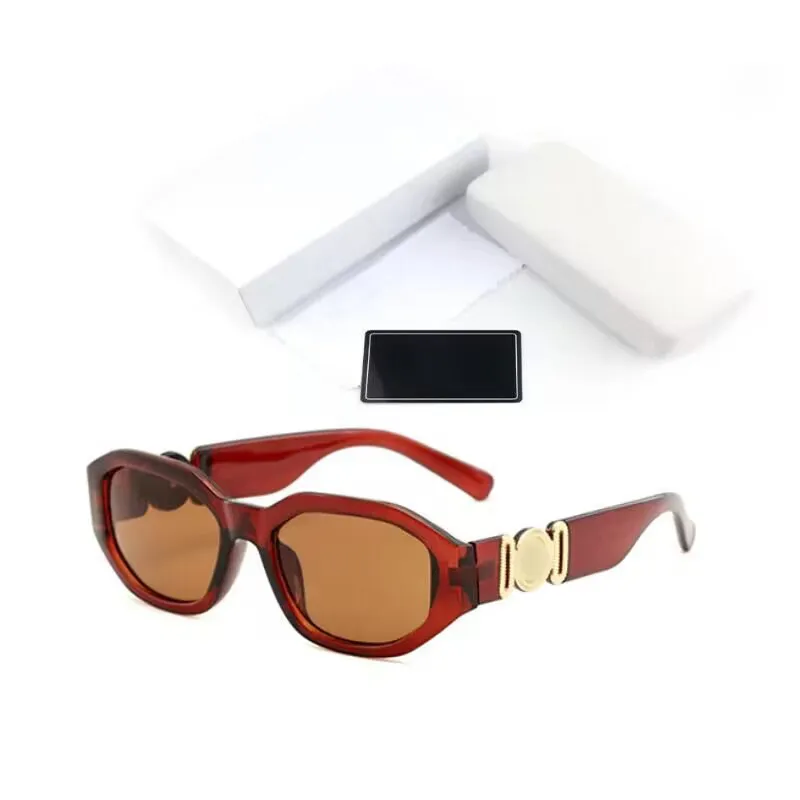 Kvinnors solglasögon designer polariserar solglasögon för män utomhus UV -skydd Luxury Gafas de Sol Man Sun Glasses Leopard Print White Black GA031