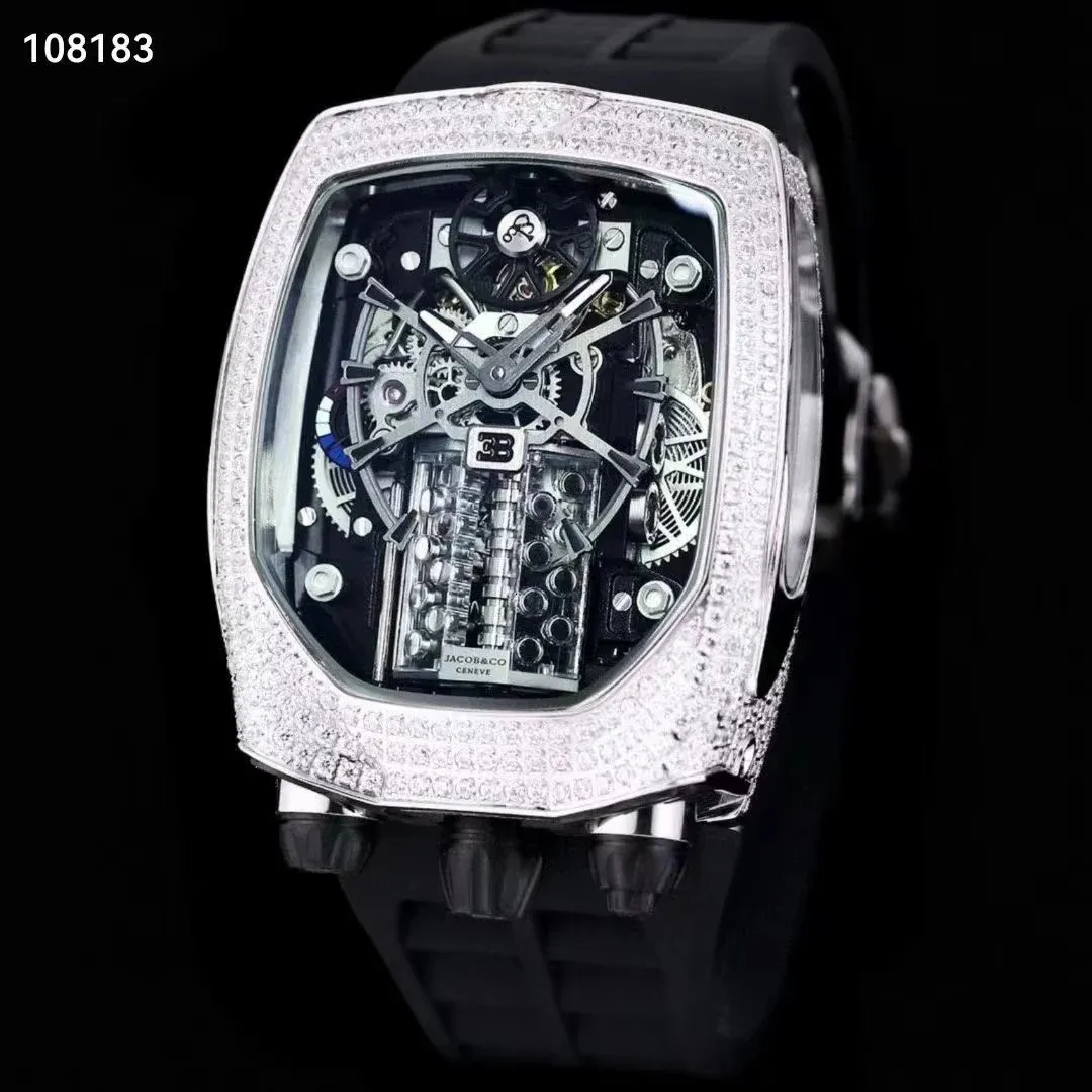 Andra klockor Avancerade begränsade upplagor Herrmekanisk klockdesign Carving Custom Watch Automatisk mekanisk klocka Herrklocka Mäns Gif 231123