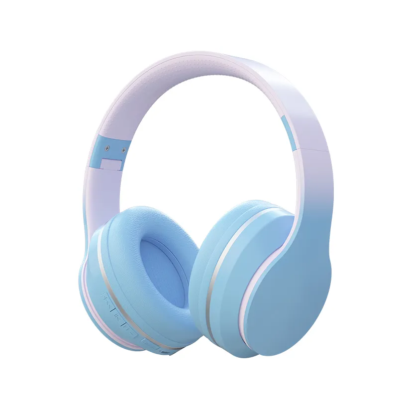 Wireless Cat Ear Bluetooth Headphones For Pc With Colorful LED