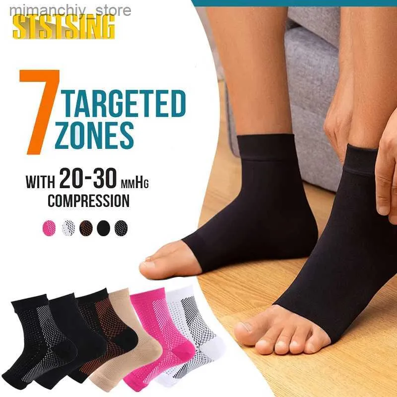 Ankle Support 1 Pair Nropathy socks Ank brace Socks and Tendonitis compression socks For Pain Reli and Plantar Fasciitis for women man Q231124