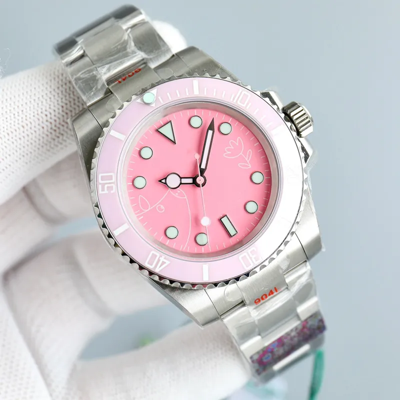 Orologio da donna Orologio meccanico automatico di design Orologio da polso Pink Lady 40MM Montre de Luxe