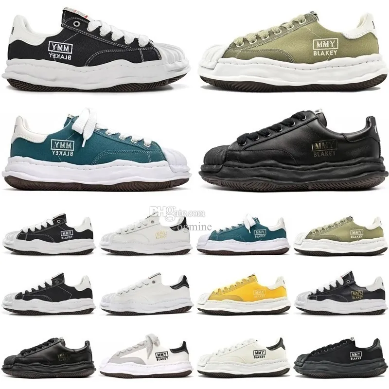 Mason Maison Mihara Yasuhiro Sapatos Casuais Blakey OG Sole Canvas Low Toe Cap MMY MiharaYasuhiro Jogging Caminhada Mens Womens Sport Trainers Sneakers ogmine vendedor quente