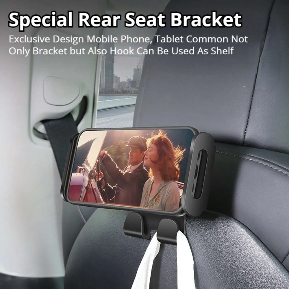 New Back Seat Phone Holder Hook For Tesla Model 3 Y 360 Degree Rotate Stand  Auto Headrest Bracket For Tablet PC IPad Mini Support From  Autohand_elitestore, $7.04