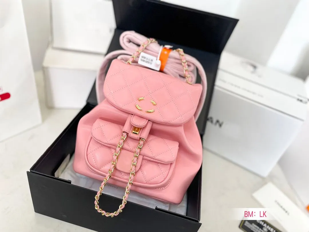 Nieuwe mini-rugzak voor dames Luxe Duma-rugzakken Schoudertassen Crossbody Portemonnees Kaarthouder Gewatteerd echt leer Designer mini-handtassen