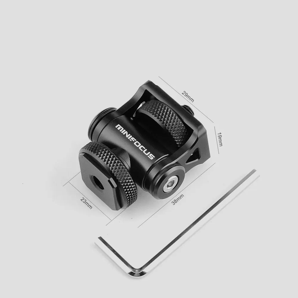 ✓ DHgate 미니 포커스 180 ° 조절 식 콜드 슈 마운트 필드 모니터 용 카메라 모니터/마이크 홀더 브래킷 | 인기 기타 A/V  액세서리
