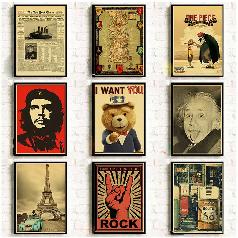 Japanese Wallpaper Retro Poster Ic Nostalgic Posters Vintage Kraft