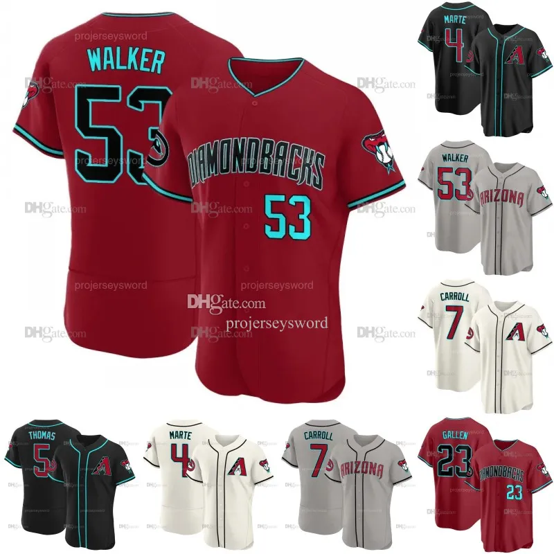 Arizona Christian Walker Diamondbacks 2024 Maillot Corbin Carroll Ketel Marte Lourdes Gurriel Jr. Alek Thomas Gabriel Moreno Brandon Pfaadt Zac Gallen Pham Maillots