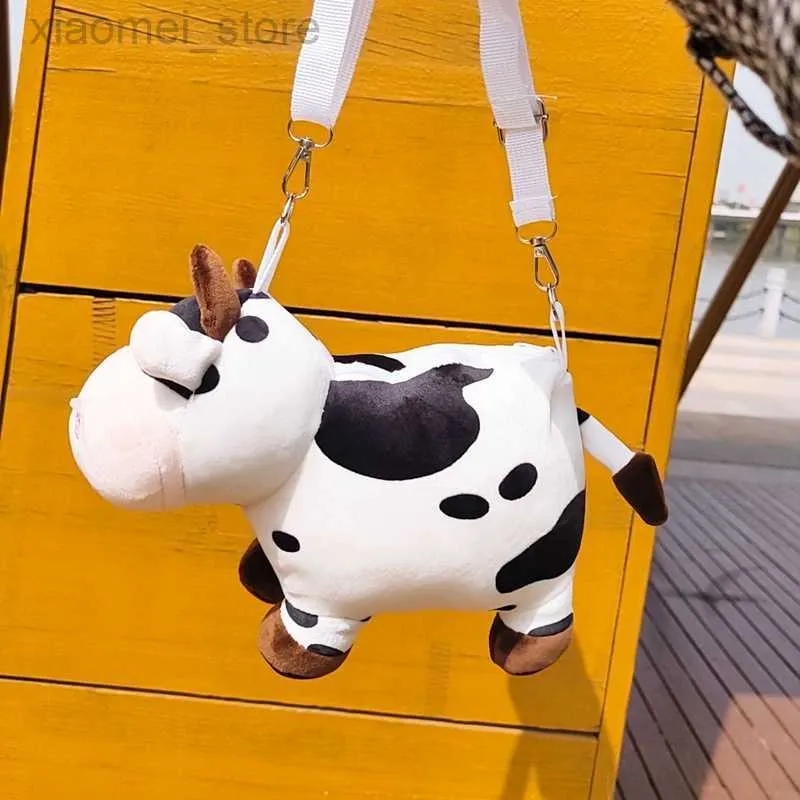 Plush cow backpack sale