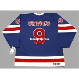 Shirts Jerseys Mens Jerseys Adam Graves 1991 Ccm Vintage Retro Hockey Jersey