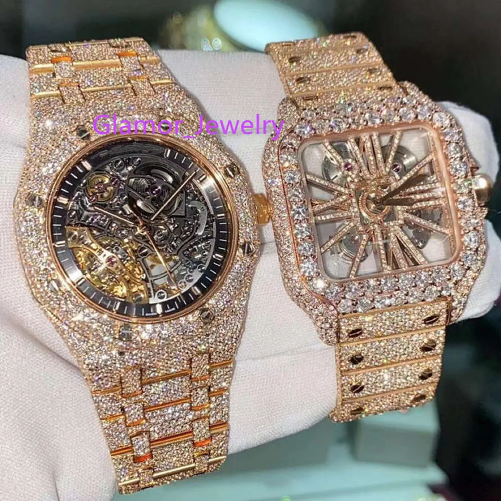 horloge moissanite diamanten horloge iced out horloge designer herenhorloge voor mannen horloges hoge kwaliteit montre automatisch uurwerk horloges Orologio. Montre de luxe i16