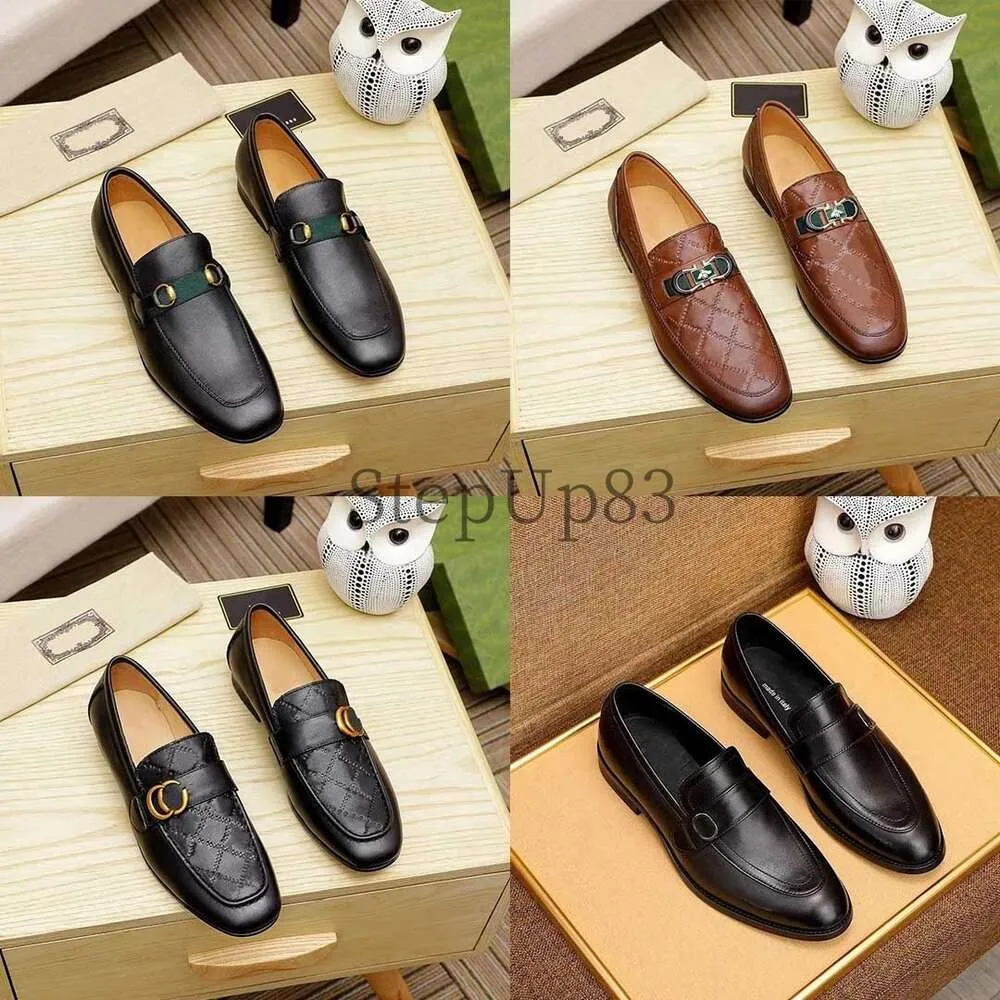 Designers Men Shoes Men's Leather Shoe Brand Formal Dress Shoess Party Wedding Flat