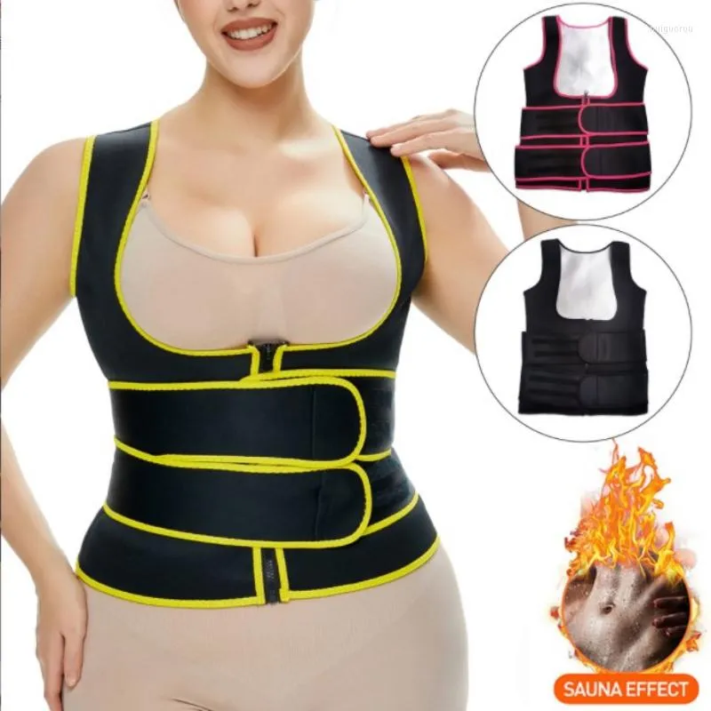 Dameshoeders S-3XL Neopreen taille trainer korset zweet sauna vest voor vrouwen gewichtsverlies met rits trimmergordel afslank body shaper