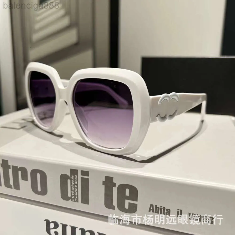 Designer-Channel-Sonnenbrillen, Chanels Xiaoxiang Cat Eye-Brillen mit großem Rahmen, beliebte Online-Live-Sonnenbrillen