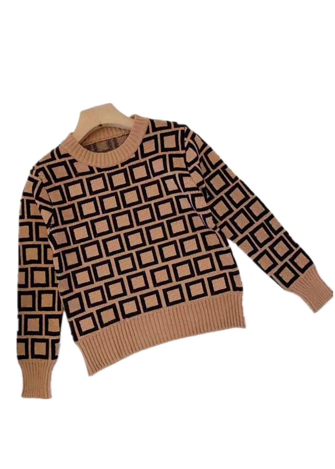 Kids Designer Sweater Met Capuchon Baby Unisex Merk Sweatershirt Meisje Jongen Gebreide Trui Hoogwaardige Luxe Kinderen Letter Gedrukt Breitopjes