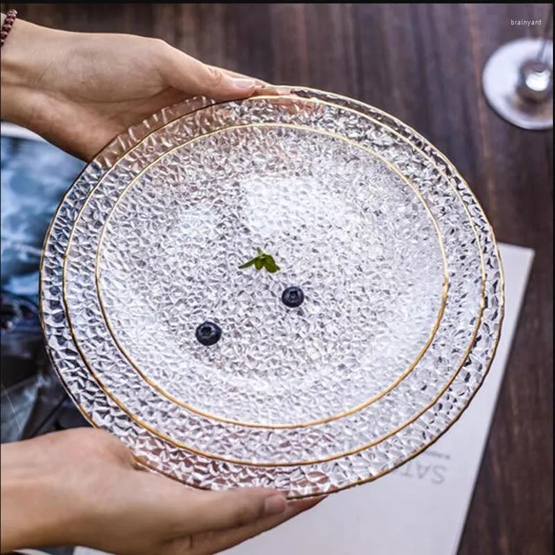 Borden phnom penh fruitijs korrel glazen bord set huishoudelijk licht luxe salade servies