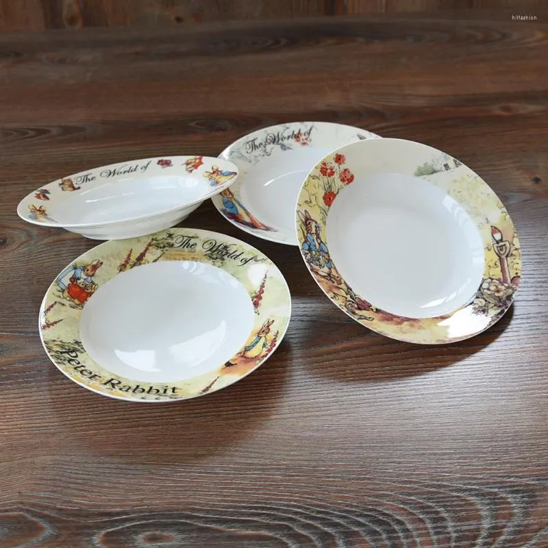 Talerze 1PCS zastawa stołowa Ceramiczna kolacja deser talerz stek sałatka sałatka