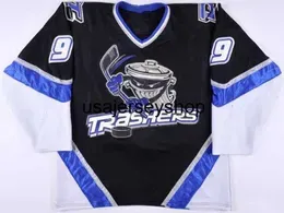 Hockey Jerseys Danbury Trashers UHL Jersey Custom 49 Brent Gretzky 29 Scott Stirling 9 Mike Bayrack 42 Brad Wingfield 16 Rupp 17