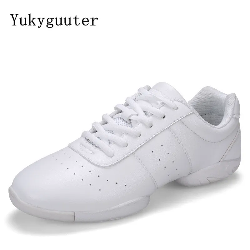 Dansskor dansskor kvinna män damer modern mjuk yttersula jazz sneakers aerobics andningsbar lätt kvinnlig dans fitness sport 230424