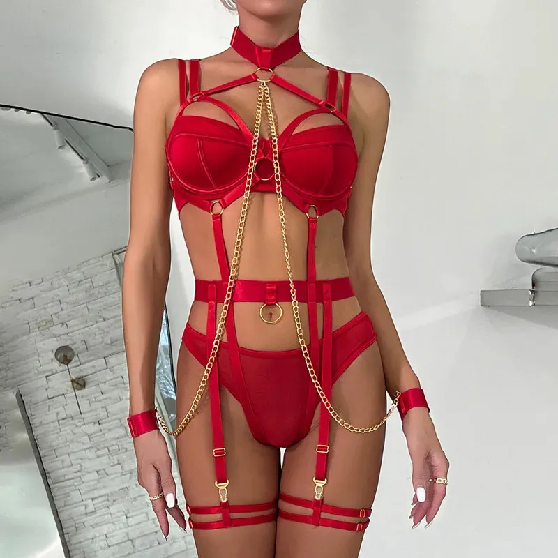 Lingerie Sets: Mirabelle Bondage Halter Set Sexy... From Huang02, $13.52 |  DHgate.Com