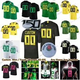 NCAA XS-6XL Oregon Ducks College Football Jerseys Bo Nix Troy Franklin Marcus Mariota Bucky Irving  Thompson Gary Jeffrey Bassa Patrick Chung Haloti Ngata