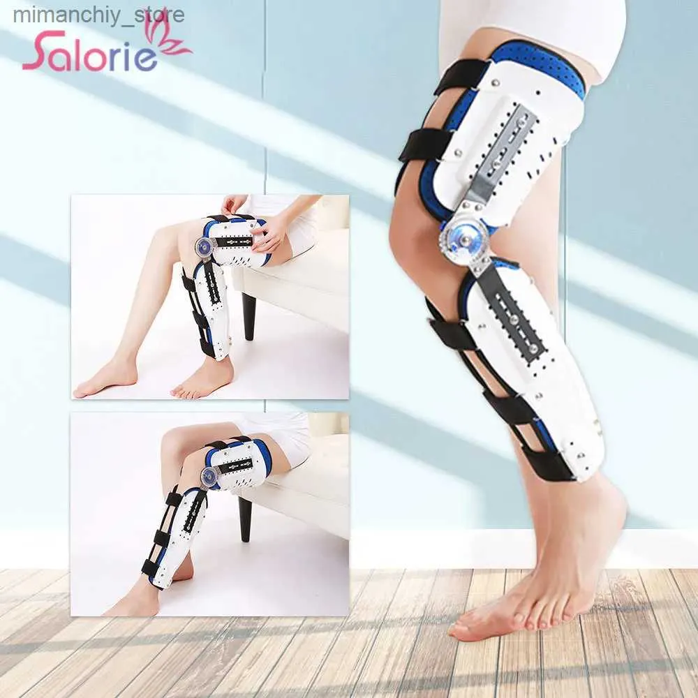 Ankle Support Medical Grade 0-120 Degree Adjustab Hinged Knee g Brace Support Fixation Protector Knee Ank Brace Ligament Damage Repair Q231124