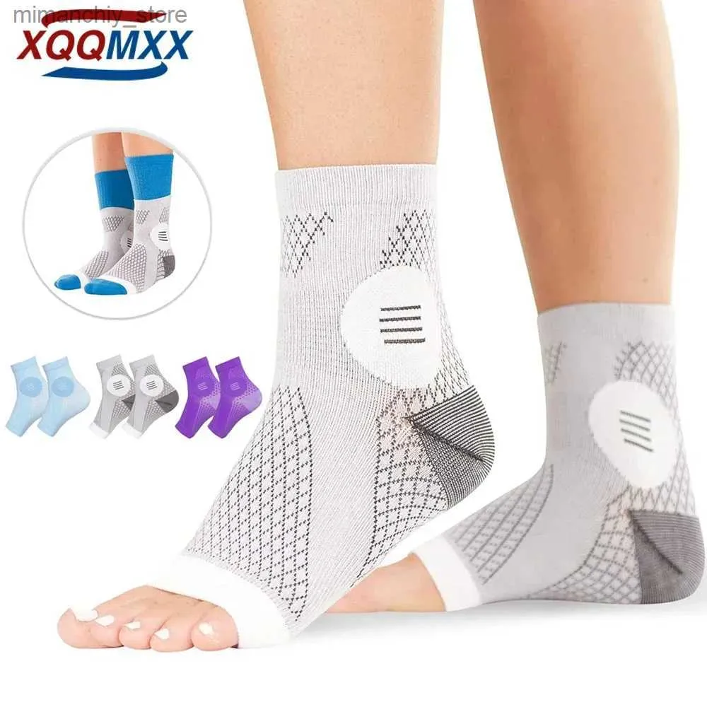 Support de cheville 1 paire de chaussettes de nropathie - Compression périphérique de la nrite pour les pieds diabétiques pour les dommages nerveux, la douleur dans les pieds et la goutte Q231124