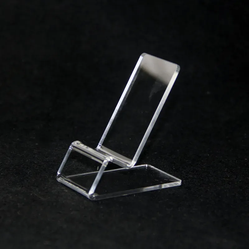 Akryl Display Clear Stand Shelf Holder Base Rack Show för Mini Box Mod Thick Oil Vaporizer Cartridge Kit ZZ
