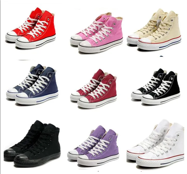 2023 nouvelle étoile bas haut chaussures décontractées Style sport étoiles chuck classique toile chaussure baskets conve hommes femmes chaussures en toile