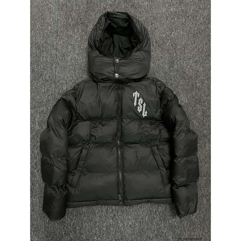 Hombres trapstar chaqueta abrigo chaquetas para hombre abajo diseñador jacke invierno Trapstar Negro Nueva etiqueta de tigre Abrigo de algodón Marca de moda de invierno Estilo de calle Parejas cálidas