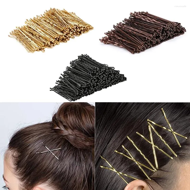 Pinzas para el cabello 150 unids/caja pasadores de Metal Clip de joyería para mujeres y niñas accesorios horquilla tocado nupcial materiales de suministros de boda