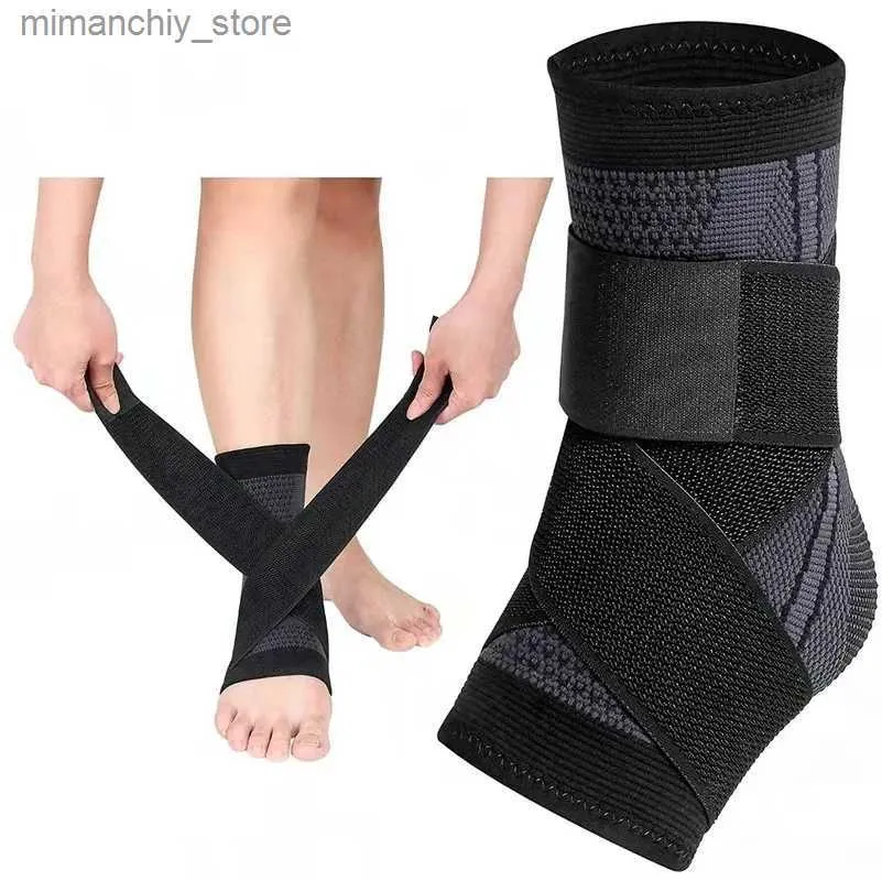 Ankelstöd 1 PC justab ank support Brace Achils tendonitis Ank Strap Compression Bandage Heel Support Plantar Fasciitis Men Women Q231124