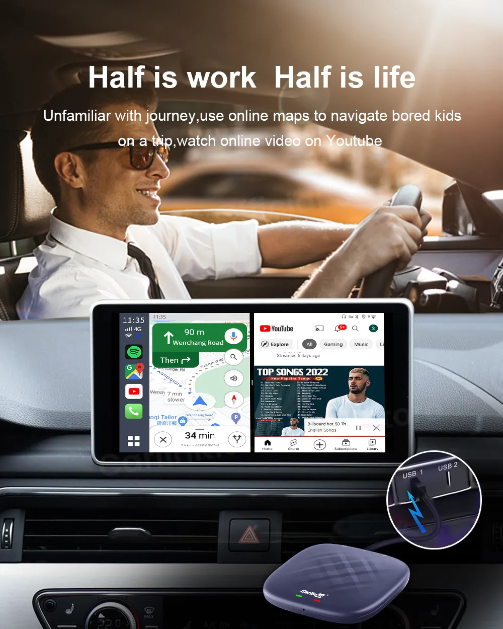 CarlinKit CarPlay Ai Dinner Box Plus Android 12 QCM6125 8 Core 64G Wireless  Android Auto Apple Carplay Netflix TV Dinner Box For OEM Wired Car Play  From Ihammi, $145.93