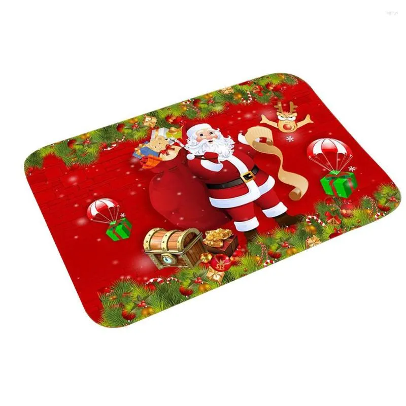 Tapis de bain tapis de sol tapis de salle de bain anti-dérapant doux paillasson de noël 2023 ans tapis décoration joyeux Christma Navidad