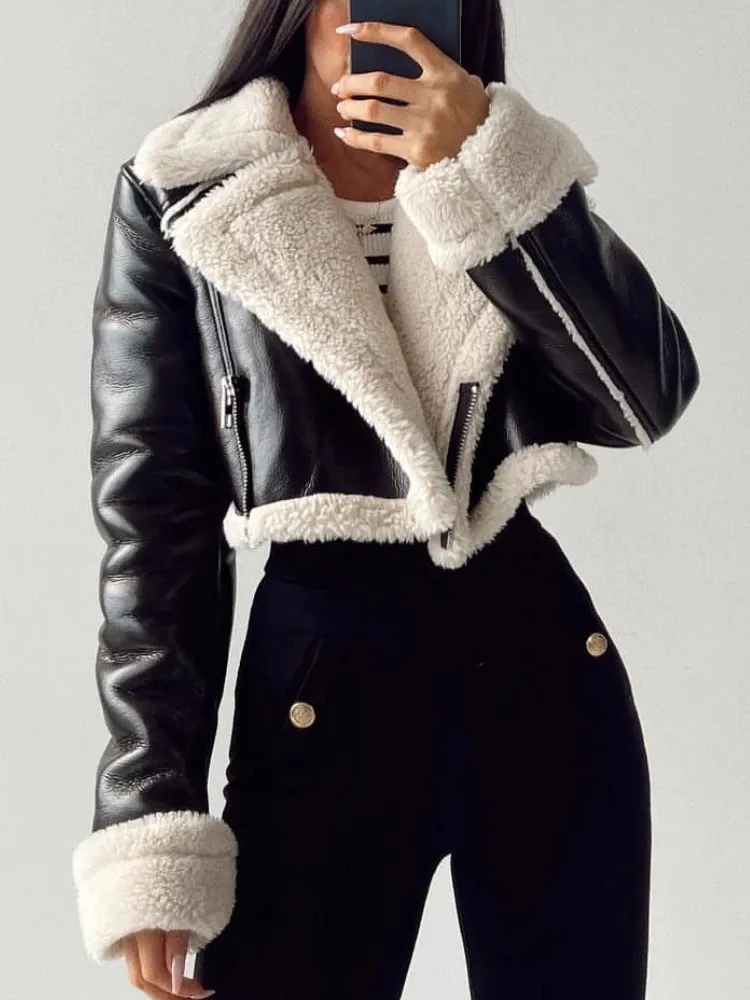 ジャケット・アウター LAZY AND EASY collar fake far jacket 即納｠collar fake far jacket | LAZY AND EASY